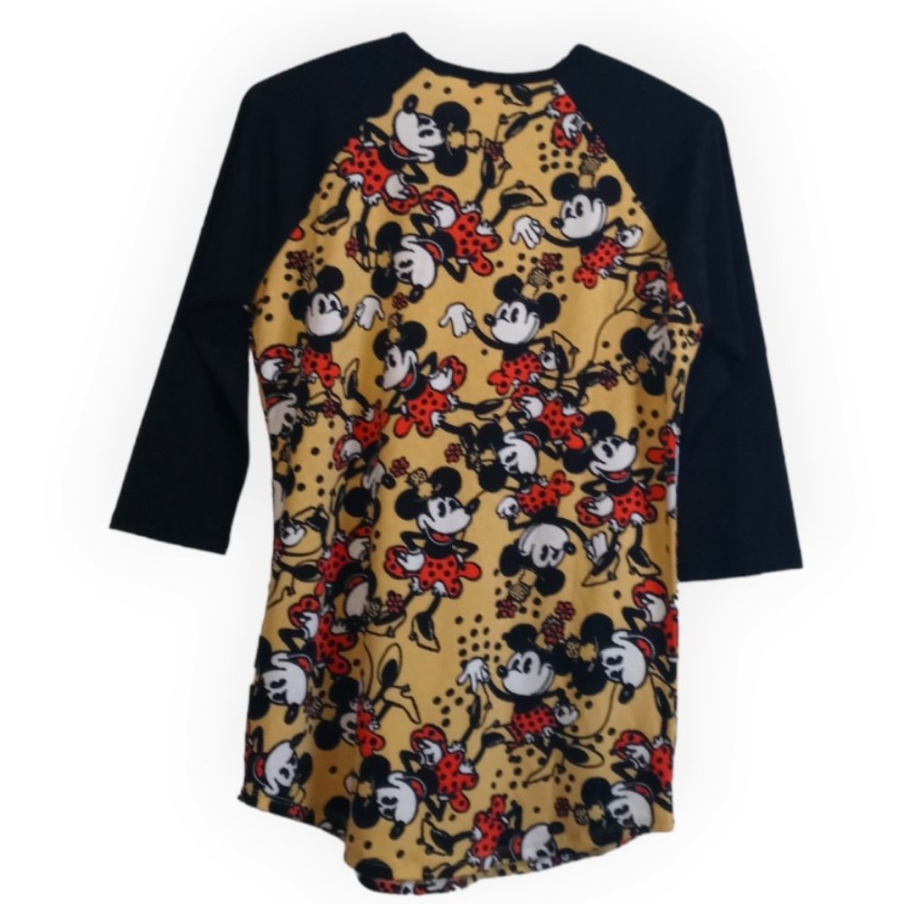 💙LulaRoe Women’s Disney Randy Mickey Mouse Print Tee Size XS